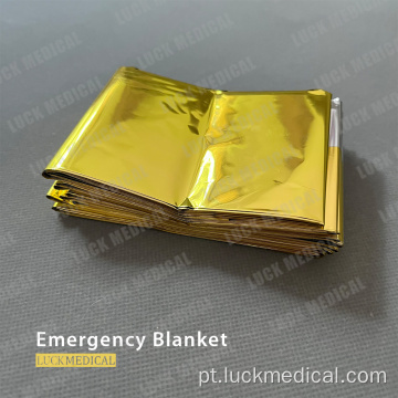Cobertor de emergência, cobertor de alumínio de primeiro auxílio